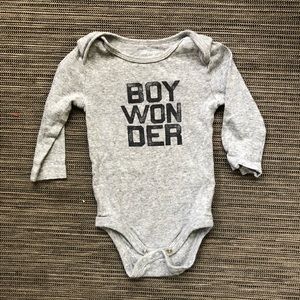🌟BOY WONDER baby boy onesie Joe Fresh 3-6mo